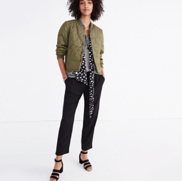 Madewell Track Trousers - True Black - Picture 3 of 8
